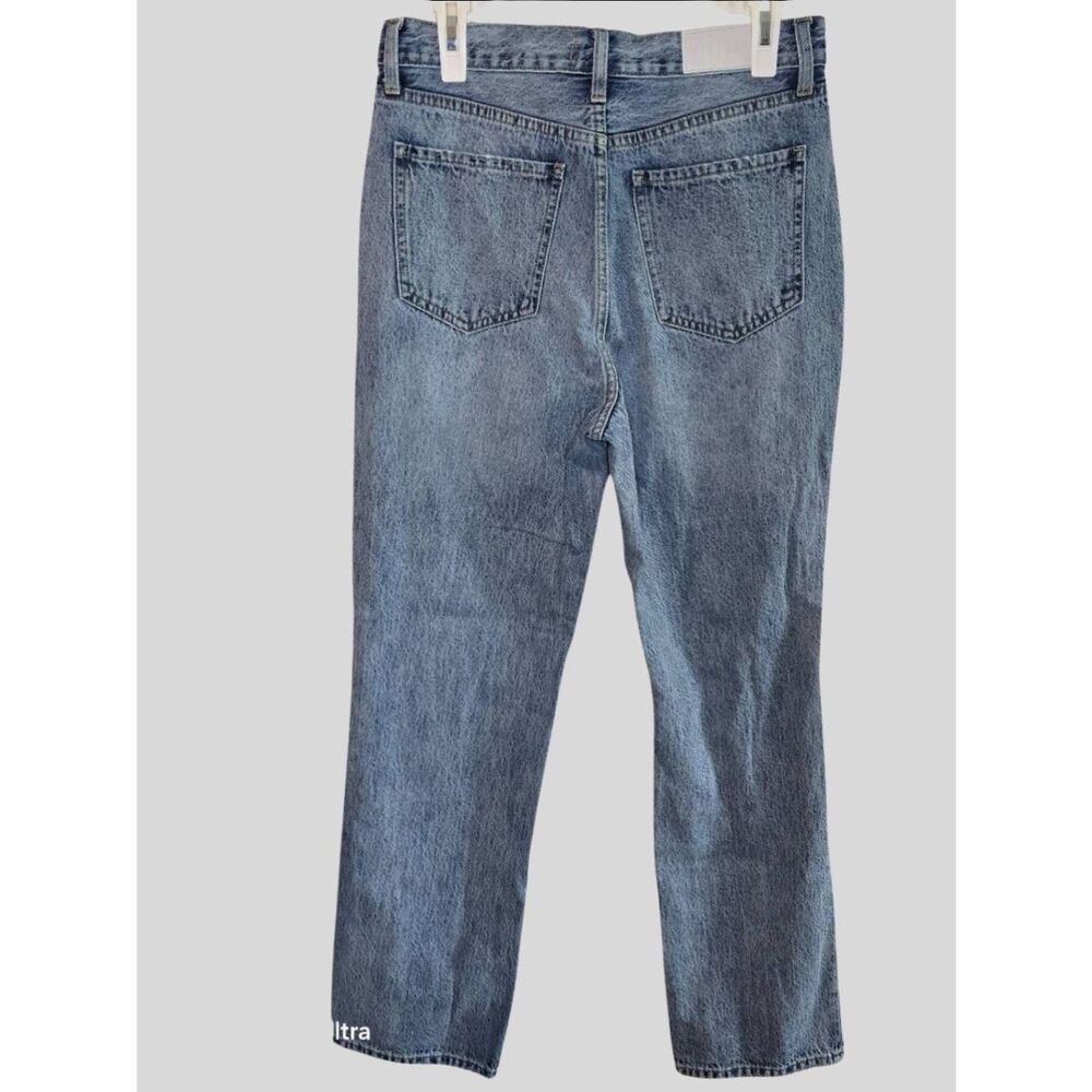 Pistola Women's Straight Leg Jeans Size 28 Ultra High Waist Button Fly Play Day - Picture 4 of 15